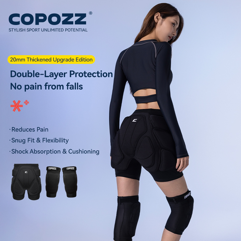 COPOZZ Genouillères de ski amé - Motorcycle Gear On Sale avis et prix