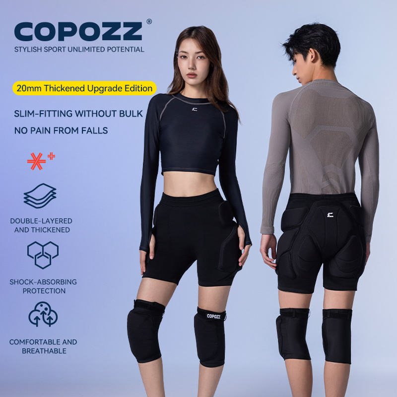 COPOZZ Genouillères de ski amé - Motorcycle Gear On Sale avis et prix