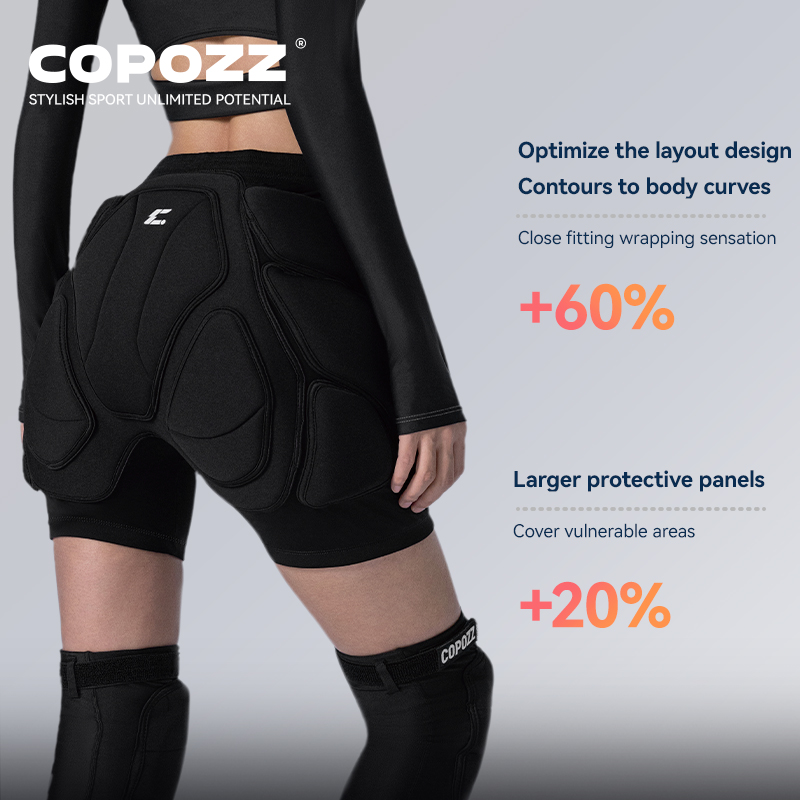 COPOZZ Genouillères de ski amé - Motorcycle Gear On Sale avis et prix