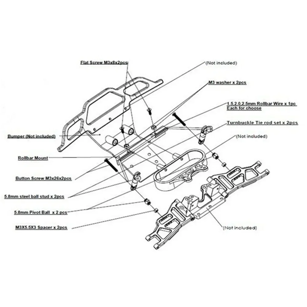 Kit de barre anti-roulis large - Motorcycle Gear Near Me avis et prix